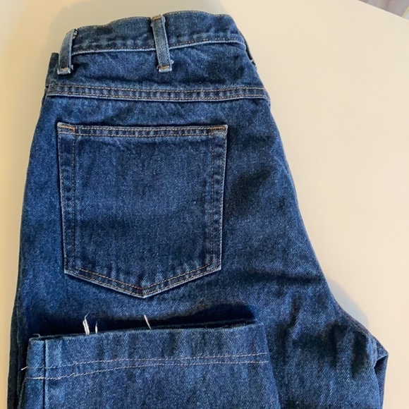 Vintage L.L. Bean Mens Relaxed Fit High Waisted Denim Jeans Size 34W - Picture 12 of 12